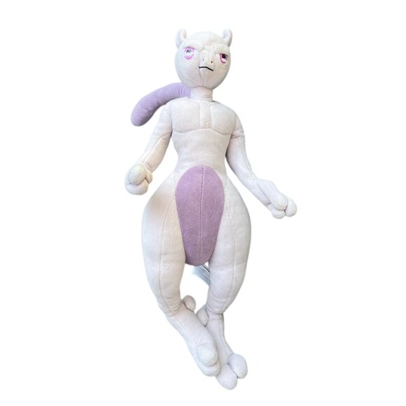 POKEMON DETECTIVE Pikachu Mewtwo Plush Toy Video Game Character 14" *READ Eyes - Picture 5 of 11